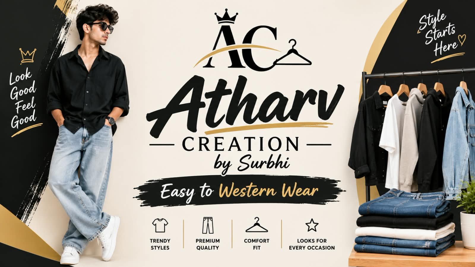 Easy to westrn wear Atharv creation by surbhi